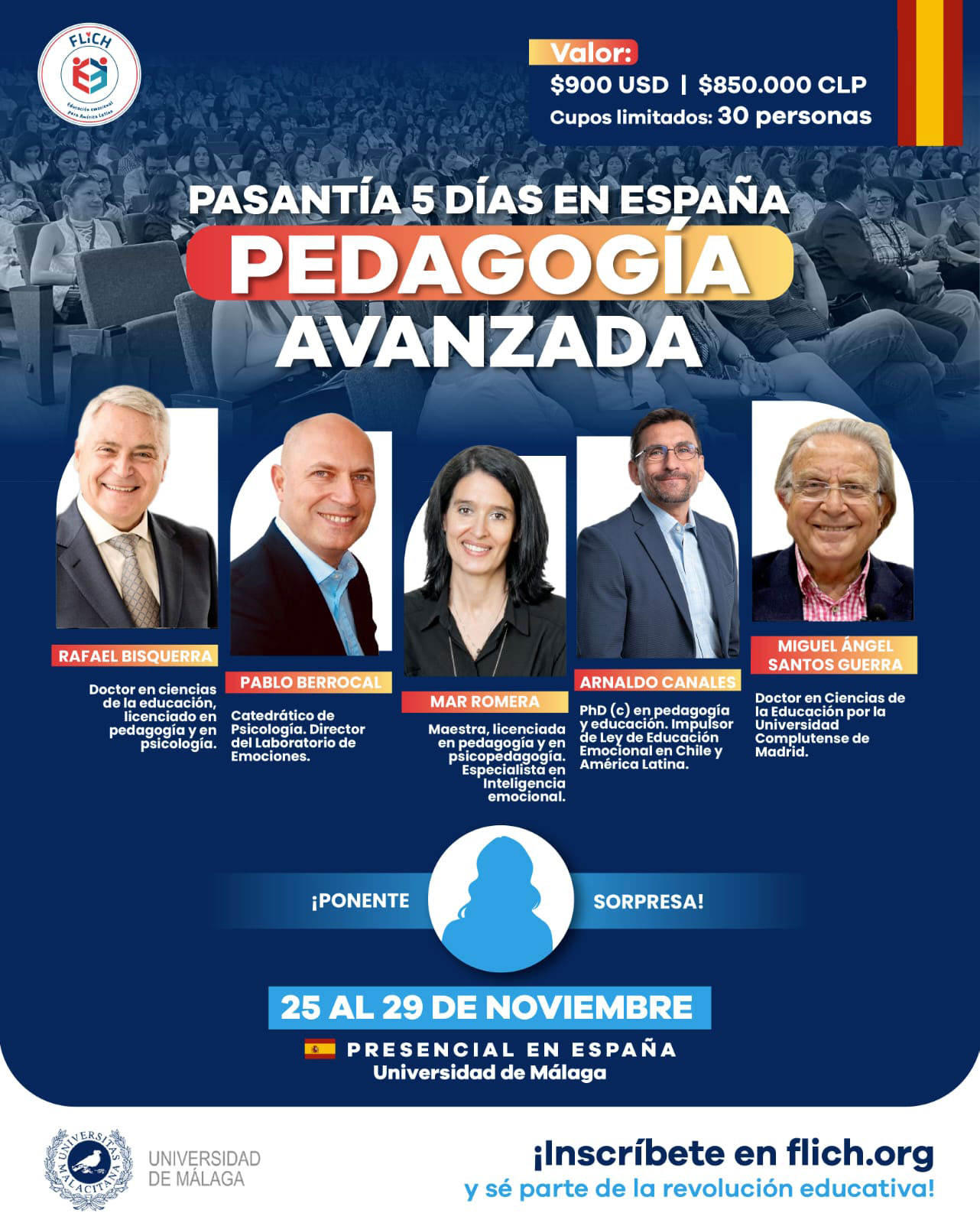Pasantía en España Pedagogía Avanzada